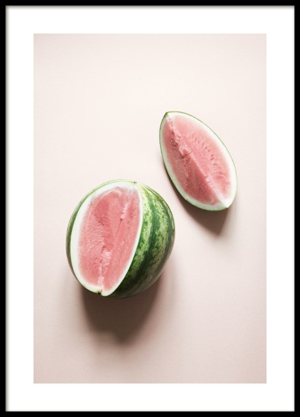 Watermelon Poster v skupine Plagáty / Kuchynské obrazy v Desenio AB (12817)