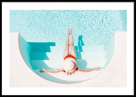 Pool Time Poster v skupine Plagáty / Umelecké fotografie v Desenio AB (12828)