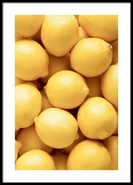 Lemons Poster v skupine Plagáty / Kuchynské obrazy v Desenio AB (12865)