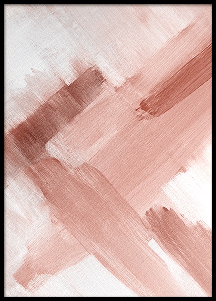 Abstract Painting Pink No2 Poster v skupine Plagáty / Umelecké motívy v Desenio AB (12895)