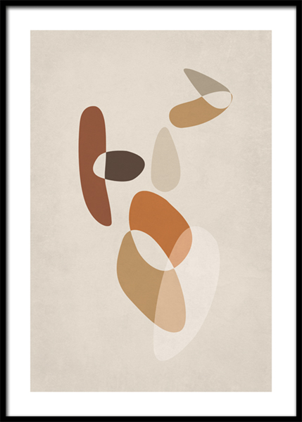 Body Shapes No1 Plagát v skupine Plagáty / Grafické plagáty v Desenio AB (14885)