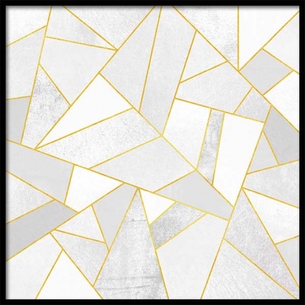 White Stone Plagát v skupine Plagáty / Handpicked / Elisabeth Fredriksson v Desenio AB (2821)