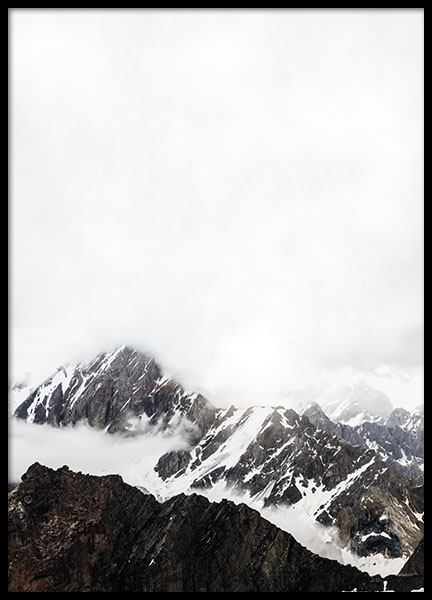 Plagáty a obrazy s elegantnými fotografiami hôr