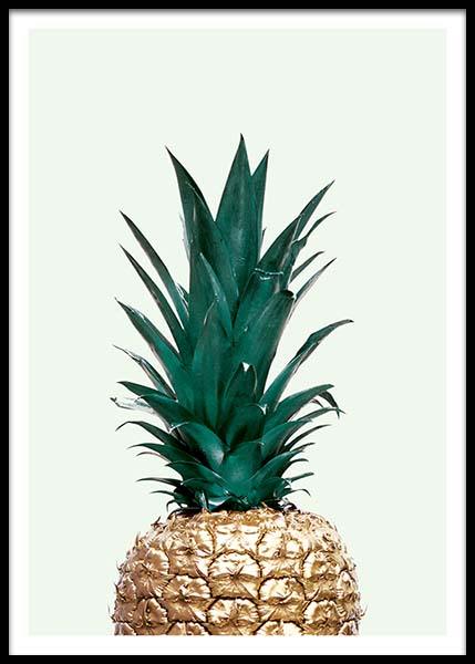 Green Pineapple, Plagát v skupine Plagáty / Umelecké motívy v Desenio AB (8210)