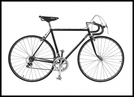 Bike B&W, Plagát v skupine Plagáty / Umelecké fotografie v Desenio AB (8347)