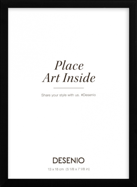 Čierny kovový rám, 13x18