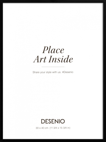 Čierny kovový rám, 30x40