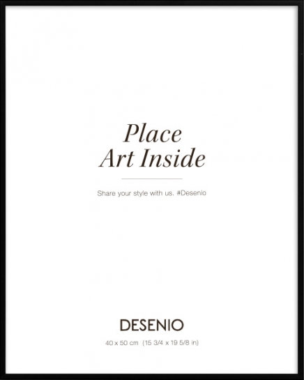Čierny kovový rám, 40x50