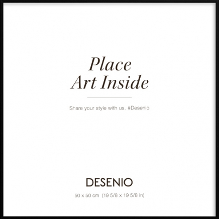 Čierny kovový rám, 50x50