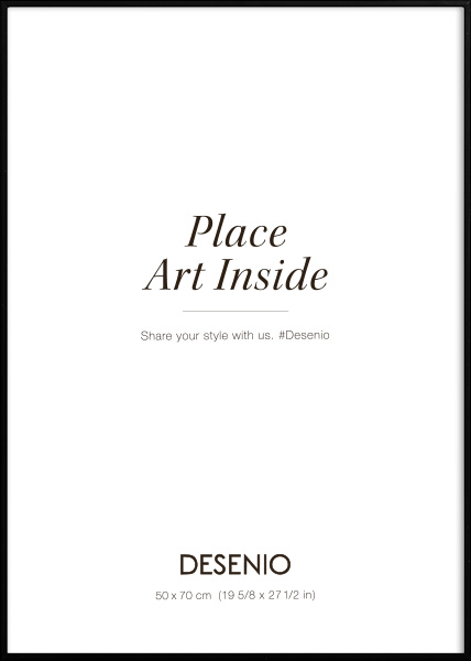 Čierny kovový rám, 50x70