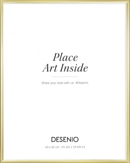 Zlatý kovový rám , 30x40