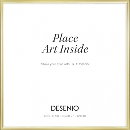 Zlatý kovový rám , 50x50