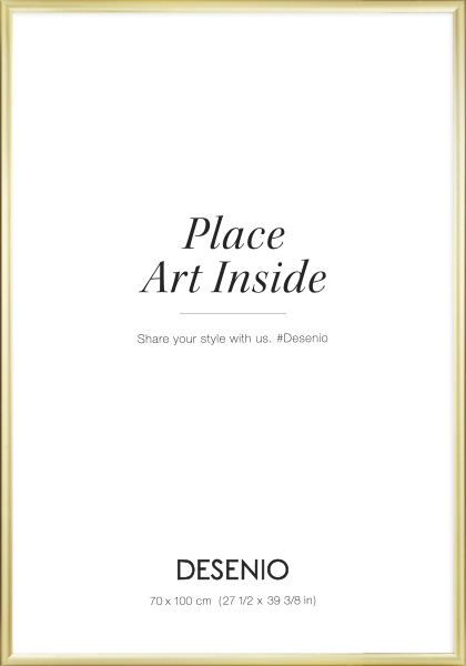 Zlatý kovový rám , 70x100