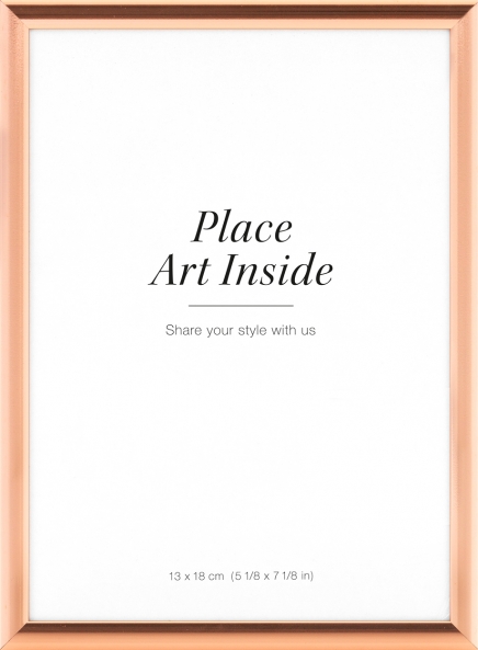 Medený kovový rám, 13x18