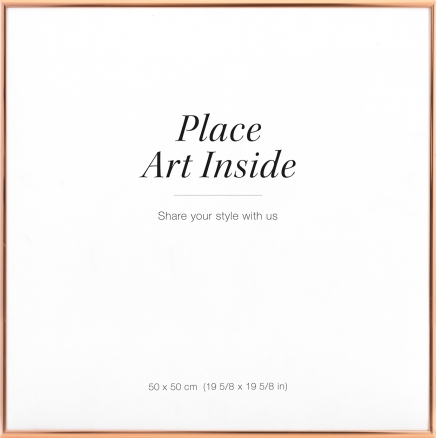 Medený kovový rám, 50x50