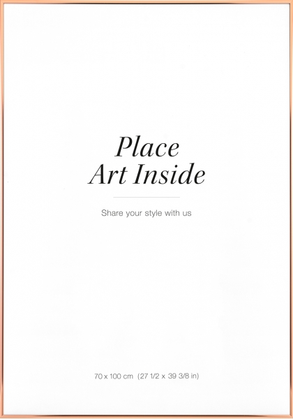 Medený kovový rám, 70x100