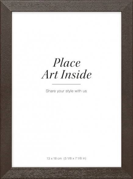 Hnedý drevený rám, 13x18