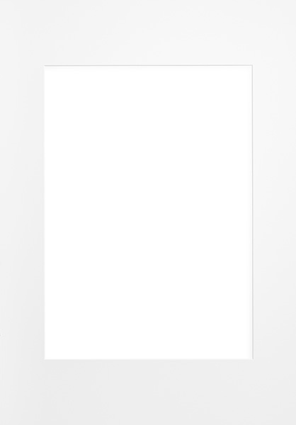 Biela pasparta, 70x100