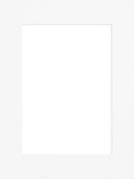 Biela pasparta, 30x40