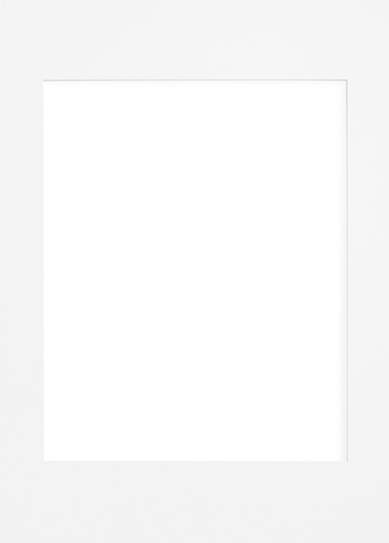 Biela pasparta, 50x70