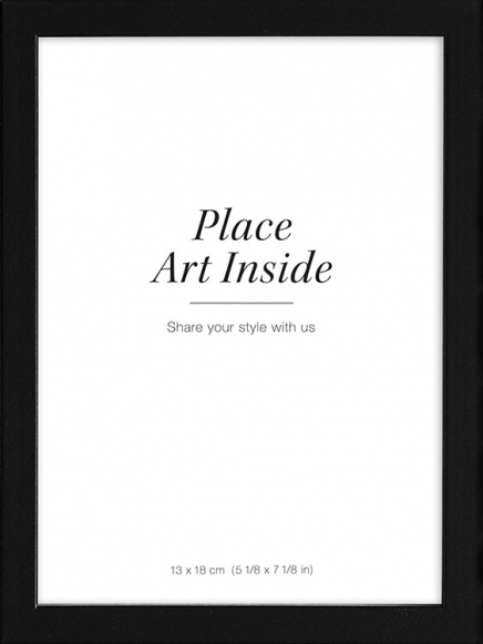 Čierny drevený rám, 13x18