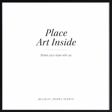 Čierny drevený rám, 50x50
