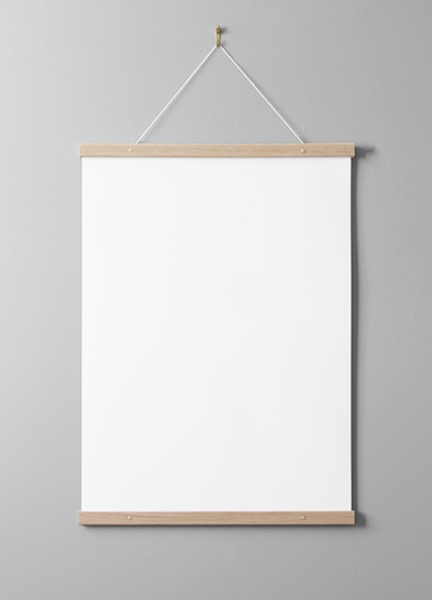 Rám na plagát dub 51 cm, skrutkový spoj