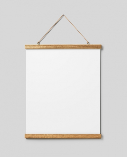 Rám na plagát dub 41 cm, magnetický spoj v skupine Príslušenstvo / Rám na plagát v Desenio AB (PHE41)