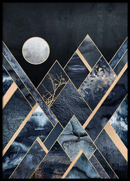 Stormy Mountains Plagát v skupine Plagáty / Umelecké motívy v Desenio AB (pre0020)