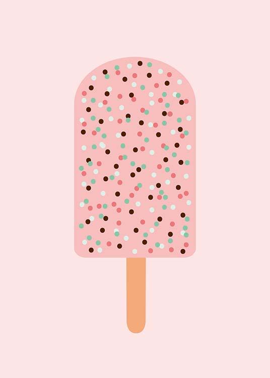 Sprinkle Ice Cream Plagát / Obrazy pre deti v Desenio AB (10156)