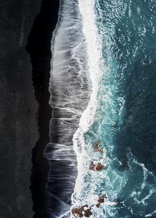 Black Beach Above Plagát