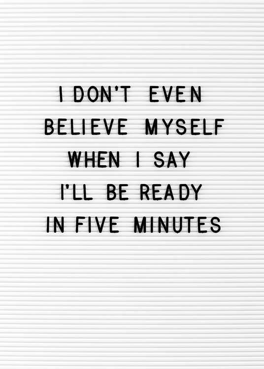 Five Minutes Plagát