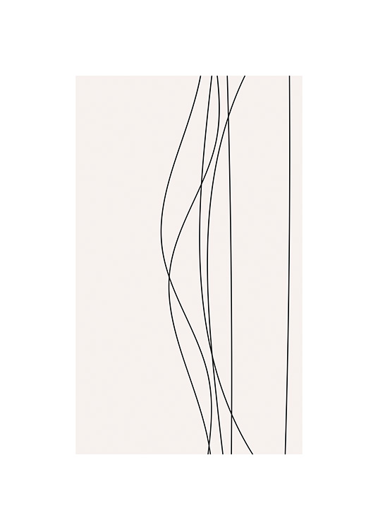 Linee No1 Plagát / Umelecké motívy v Desenio AB (11226)