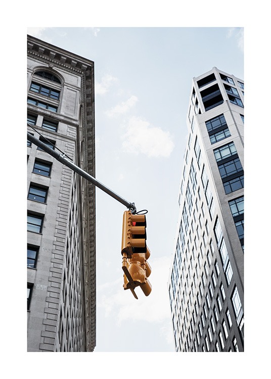 NYC Street Light Plagát