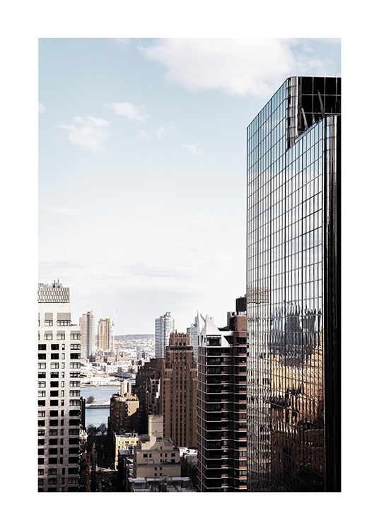NYC Skyscraper Plagát / Umelecké fotografie v Desenio AB (11325)