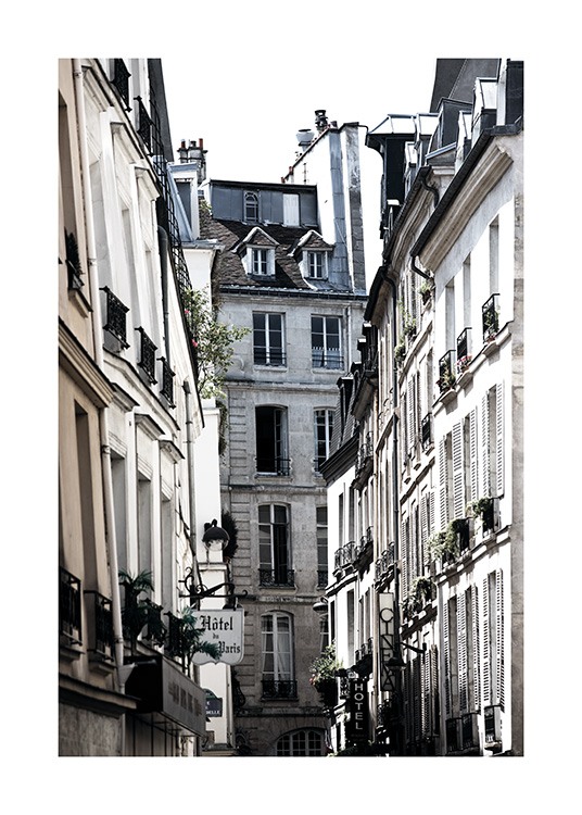 Paris Alley Plagát / Umelecké fotografie v Desenio AB (11350)