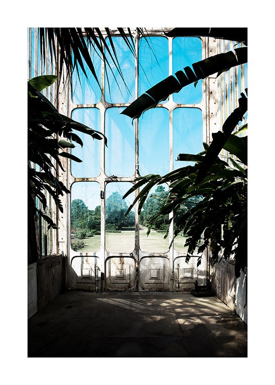 Window in Kew Garden Plagát / Umelecké fotografie v Desenio AB (11592)