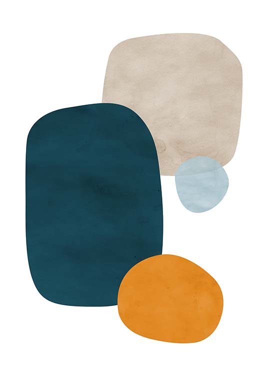 Color Shapes No1 Plagát / Umelecké motívy v Desenio AB (11693)