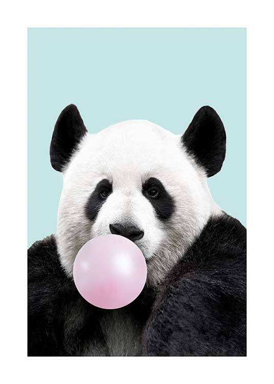 Bubblegum Panda Plagát