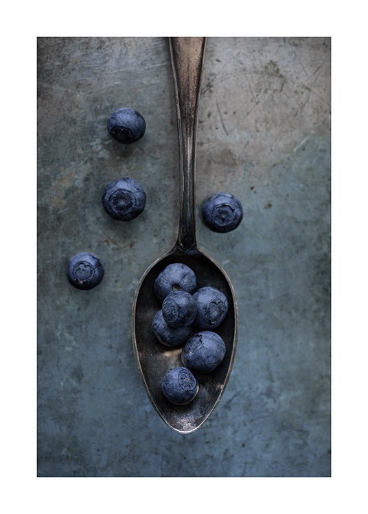 Sweet Blueberries Plagát / Kuchynské obrazy v Desenio AB (11833)