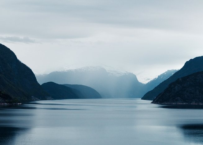 Norwegian Fjord Plagát / Prírodné motívy v Desenio AB (11876)