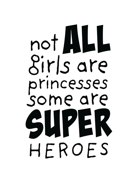 Girls are Superheroes Plagát