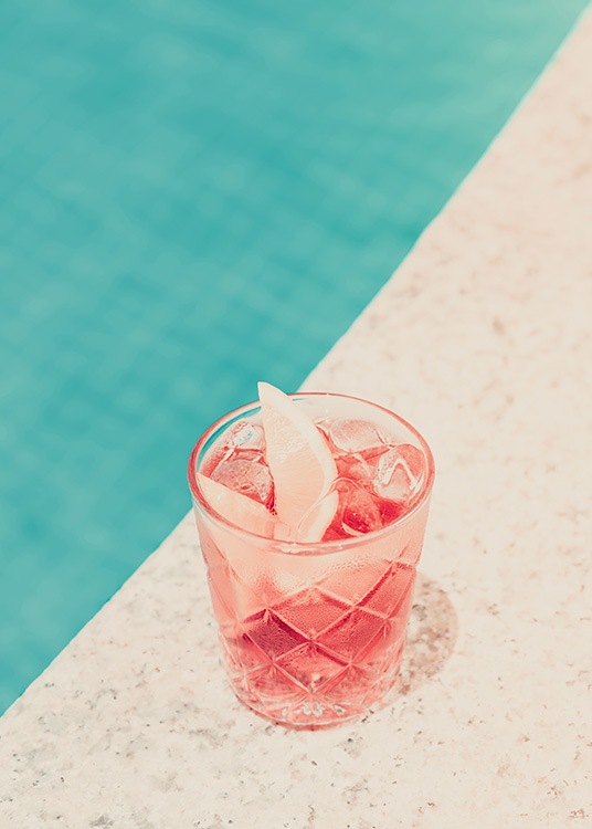 Negroni by the Pool Plagát