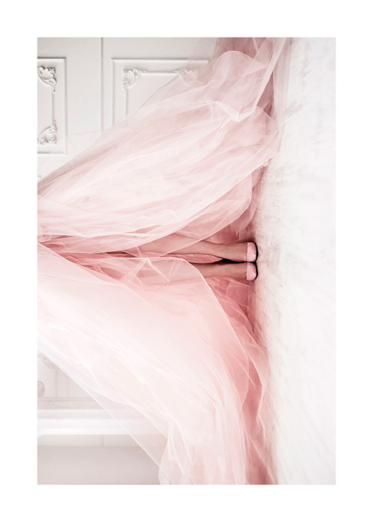 Pink Dress Plagát / Umelecké fotografie v Desenio AB (12265)
