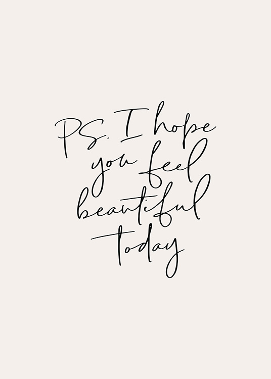 Feel Beautiful Plagát