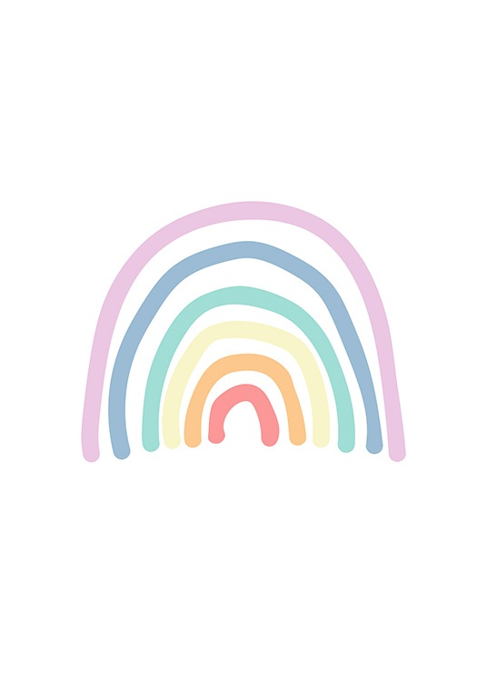 Painted Rainbows Plagát