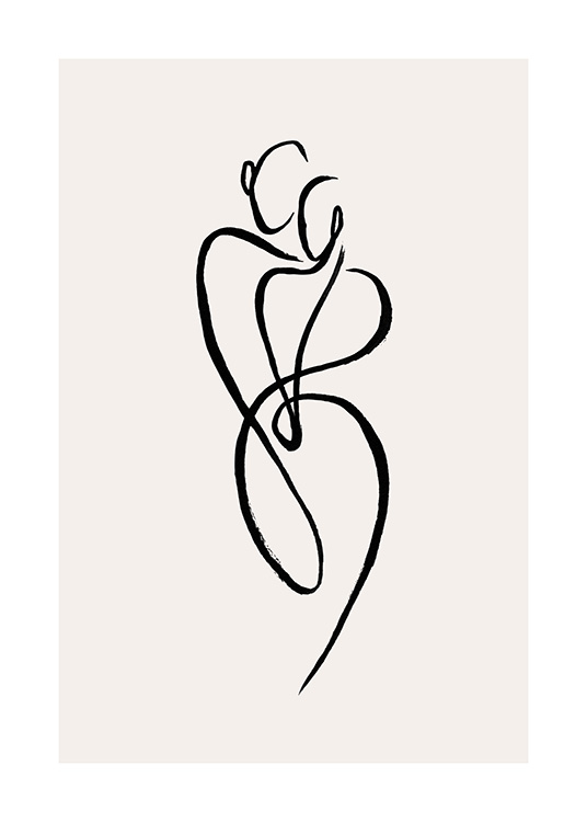 Painted Lines No2 Plagát