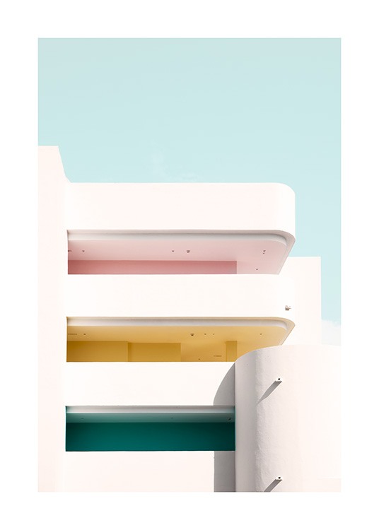 Color Balconies Plagát