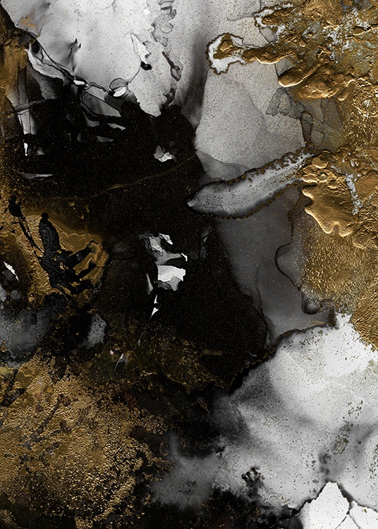 Black & Gold Plagát