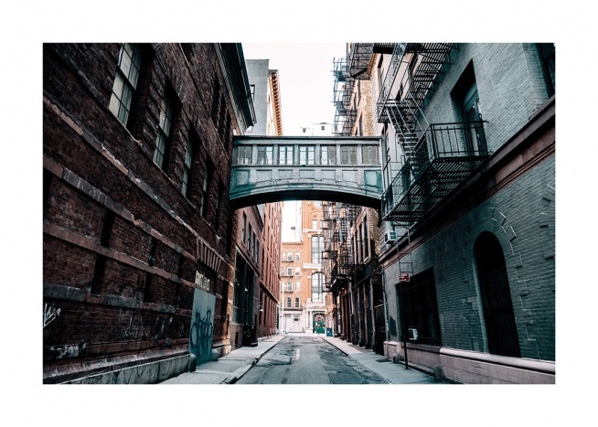 Tribeca Alleyway Plagát